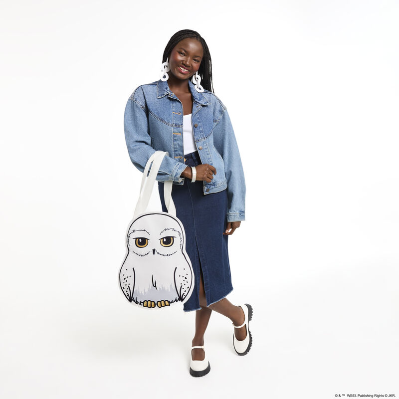 Harry Potter Hedwig Cosplay Canvas Tote Bag LFlifestyle1 view 2